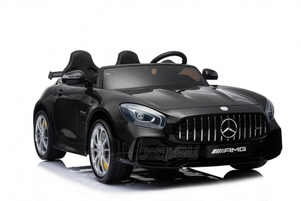 Vienvietis vaikiškas elektromobilis Mercedes-Benz GT R 4x4, juodas lakuotas paveikslėlis 6 iš 29