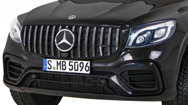 Dvivietis elektromobilis Mercedes GLC 63S, juodas paveikslėlis 8 iš 11