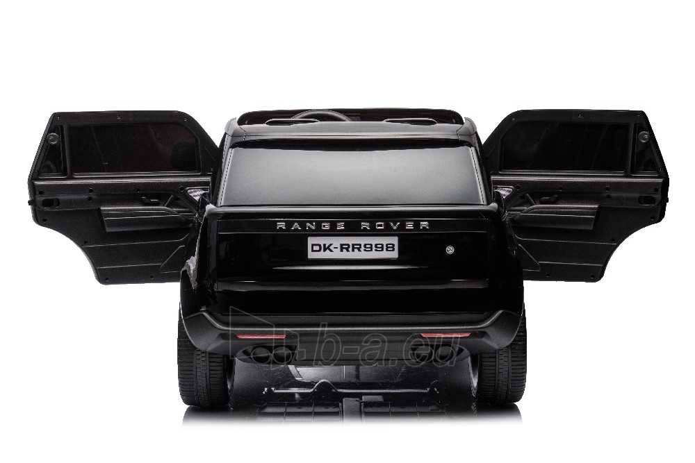 Dvivietis elektromobilis Range Rover DK-RR998, juodai lakuotas paveikslėlis 3 iš 7
