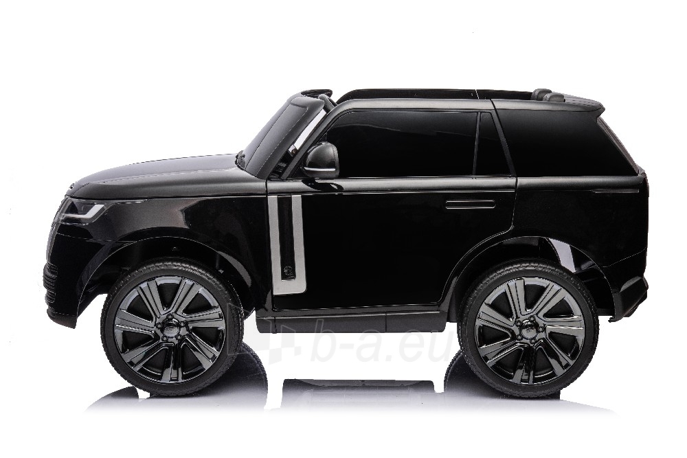 Dvivietis elektromobilis Range Rover DK-RR998, juodai lakuotas paveikslėlis 4 iš 7