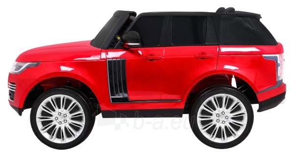 Dvivietis elektromobilis Range Rover HSE, raudonas lakuotas paveikslėlis 10 iš 13