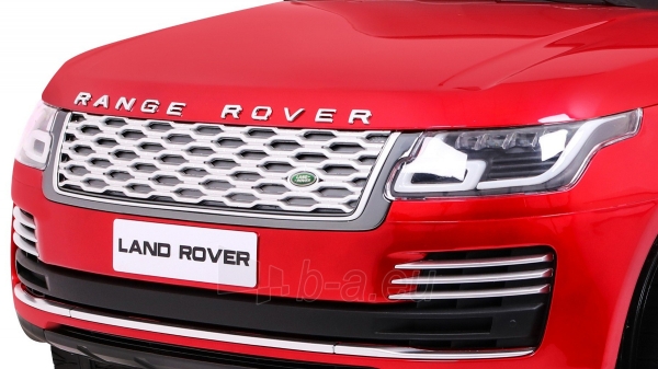 Dvivietis elektromobilis Range Rover HSE, raudonas lakuotas paveikslėlis 9 iš 13
