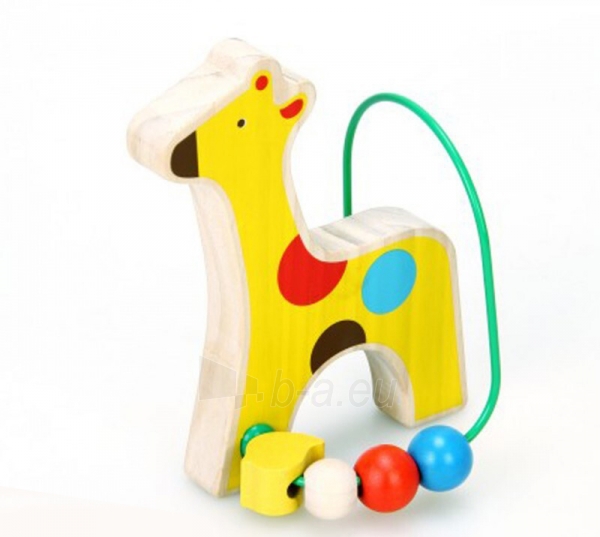 Medinis edukacinis žaislas Labirintas Žirafa paveikslėlis 1 iš 1