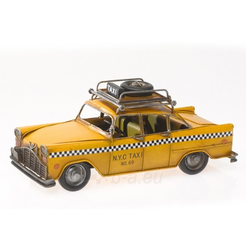 Ekskliuzyvinis metalinis automobilio modelis 904017 Rf-Collection Taxi NY 28 x 13 x 11 cm paveikslėlis 1 iš 1