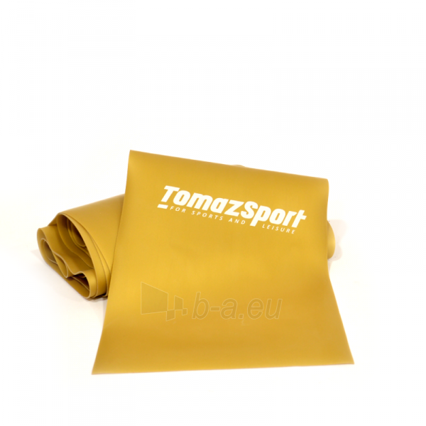 Elastinė Juosta Tomaz Sport Max 200x15x0,65cm Auksinė 30-40lbs paveikslėlis 1 iš 1