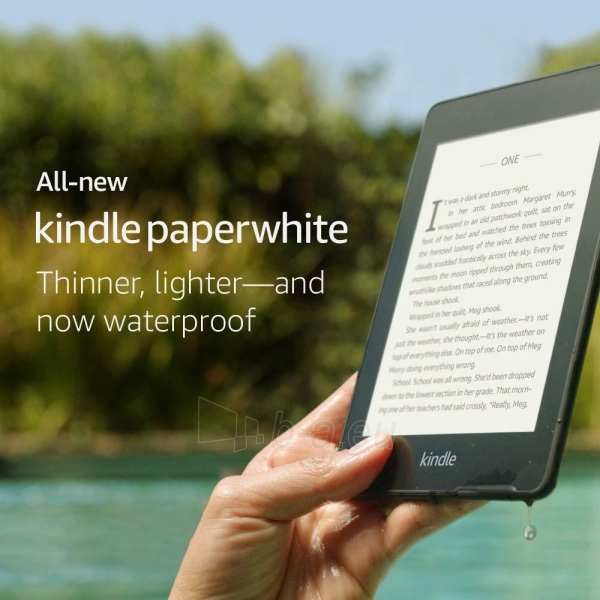 Elekroninių knygų skaityklė Amazon Kindle Paperwhite 10th Gen 8GB Wi-Fi black paveikslėlis 2 iš 4