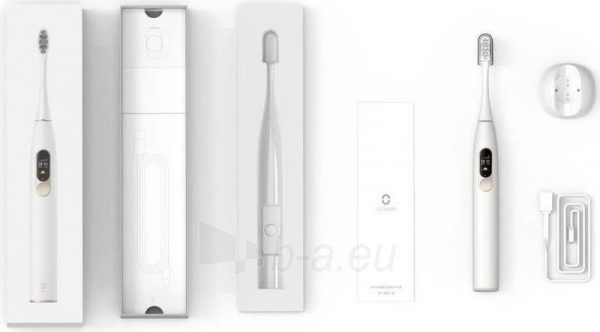 Elektrinis dantų šepetukas Xiaomi Oclean X Smart Sonic Electric Toothbrush white paveikslėlis 7 iš 10