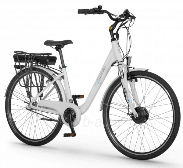 Elektrinis dviratis Ecobike Basic Nexus 28 2023 white-8.7Ah paveikslėlis 10 iš 10