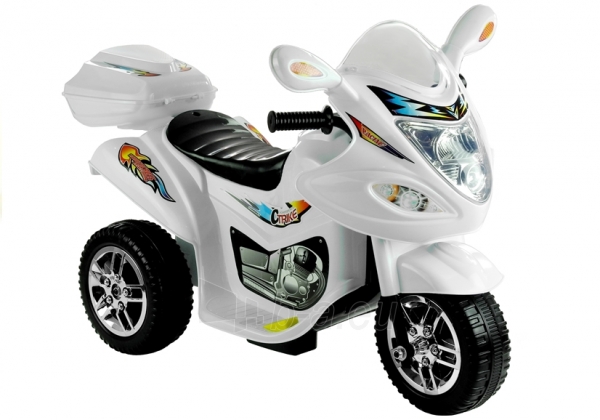 Elektrinis motociklas BJX- baltas paveikslėlis 1 iš 10