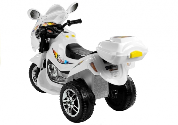 Elektrinis motociklas BJX- baltas paveikslėlis 8 iš 10