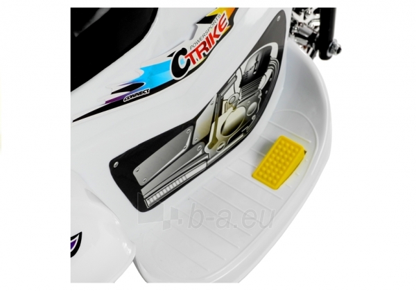 Elektrinis motociklas BJX- baltas paveikslėlis 10 iš 10