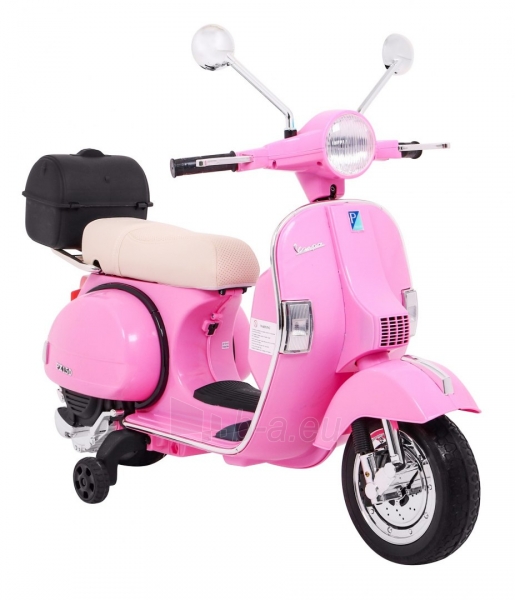 Elektrinis motociklas Vespa, rožinis paveikslėlis 11 iš 14