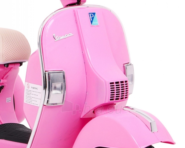 Elektrinis motociklas Vespa, rožinis paveikslėlis 14 iš 14
