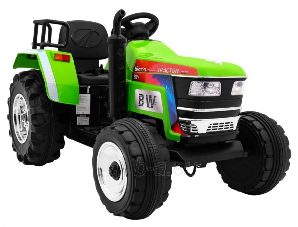 Elektrinis traktorius "Blazin Bw", žalias paveikslėlis 7 iš 14