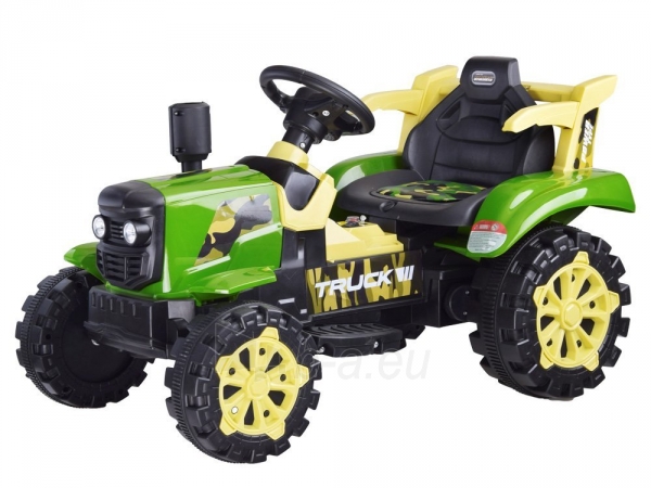 Elektrinis traktorius, žalias paveikslėlis 7 iš 11