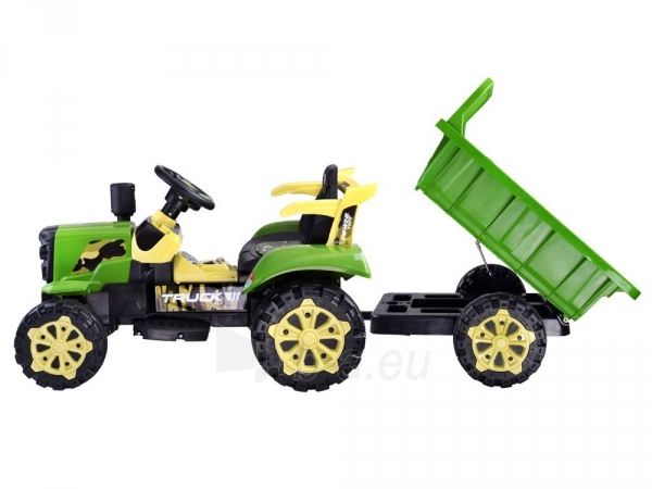 Elektrinis traktorius, žalias paveikslėlis 11 iš 11