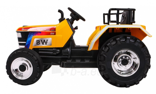 Elektrinis traktorius Blazin Bw, geltonas paveikslėlis 3 iš 14