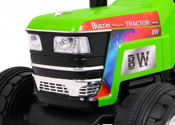 Elektrinis traktorius Blazin Bw, žalias paveikslėlis 11 iš 14