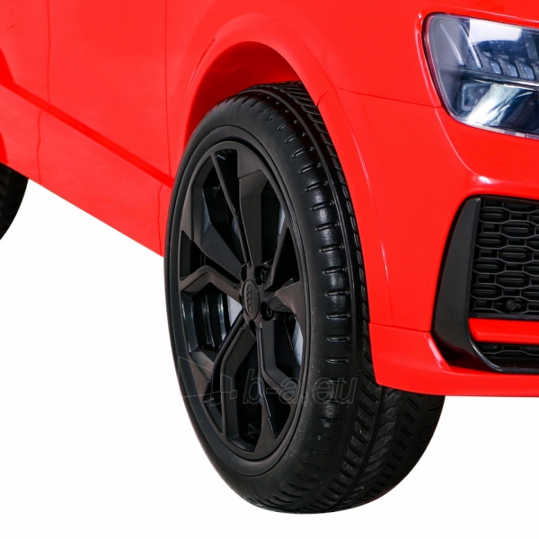 Elektromobilis Audi RS Q8 raudonas paveikslėlis 13 iš 14