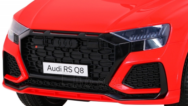 Elektromobilis "Audi RS Q8", raudonas paveikslėlis 8 iš 14