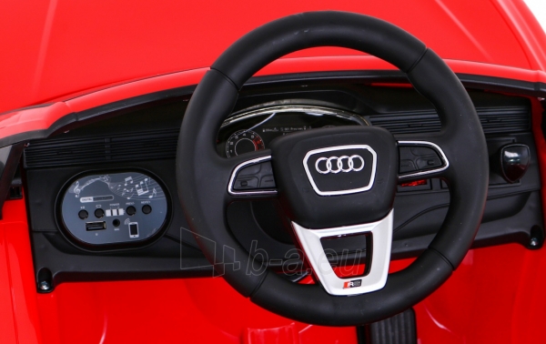 Elektromobilis Audi RS Q8 raudonas paveikslėlis 14 iš 14