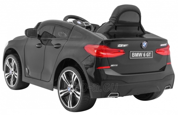 Elektromobilis BMW 6 GT, juodas paveikslėlis 9 iš 13