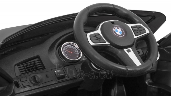 Elektromobilis BMW 6 GT, juodas paveikslėlis 3 iš 13