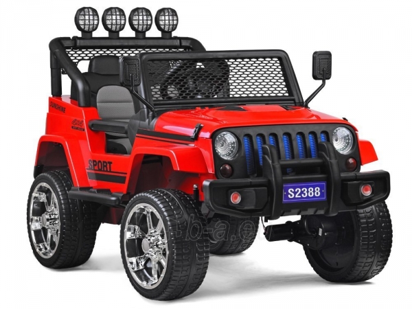 Elektromobilis Jeep Sport, raudonas Paveikslėlis 1 iš 1 310820288926