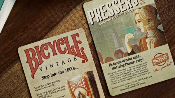 Ellusionist Pressers Bicycle kortos paveikslėlis 2 iš 12