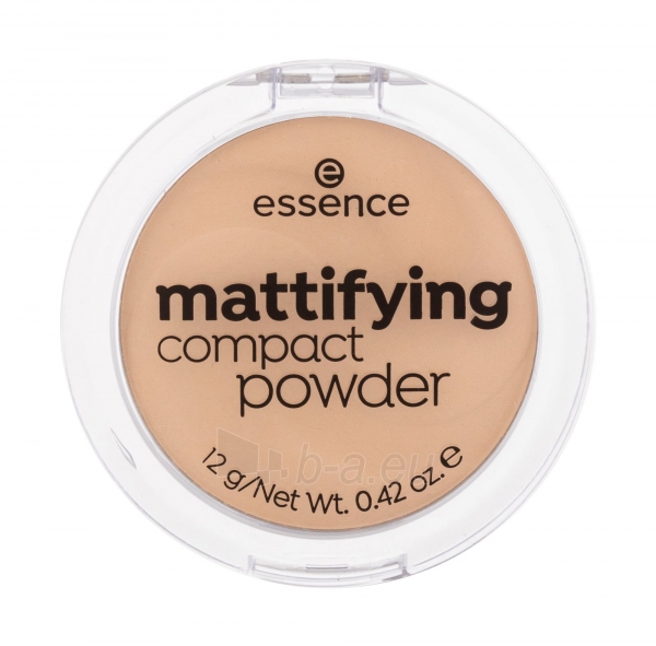 Essence Mattifying Compact Powder Cosmetic 12g 02 Soft Beige paveikslėlis 1 iš 2