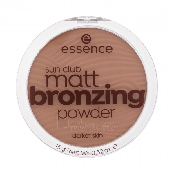 Sausa pudra veidui Essence Sun Club Matt Bronzing Powder Cosmetic 15g 02 Sunny paveikslėlis 1 iš 2