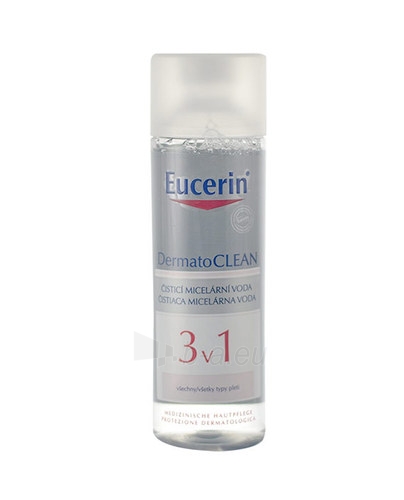 Eucerin DermatoClean Micellar Cleansing Fluid 3in1 Cosmetic 125ml paveikslėlis 1 iš 1