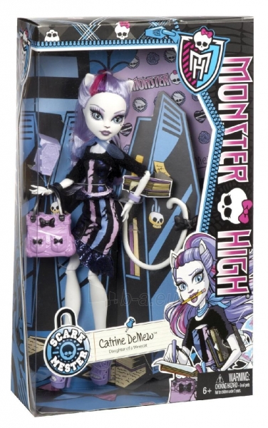 Exclusive Monster High New Scaremester Catrine DeMew Fashion Doll paveikslėlis 1 iš 3