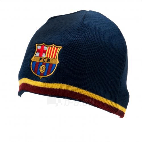 F.C. Barcelona išverčiama dvipusė žieminė kepurė paveikslėlis 2 iš 6