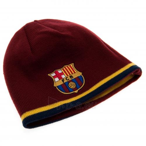 F.C. Barcelona išverčiama dvipusė žieminė kepurė paveikslėlis 3 iš 6