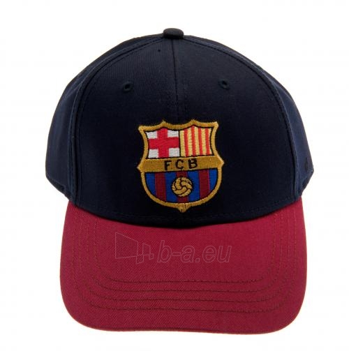 F.C. Barcelona kepurėlė su snapeliu (Juoda su raudona) paveikslėlis 3 iš 3
