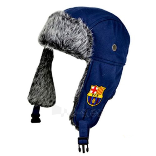 F.C. Barcelona žieminė medžiotojo kepurė paveikslėlis 1 iš 2