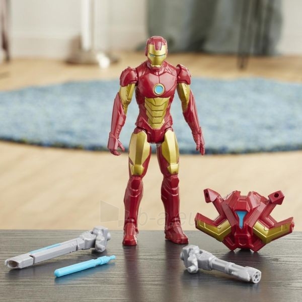 Figurėlė E7380 Marvel AVENGERS Iron Man Blast Gear ~30 cm paveikslėlis 1 iš 4