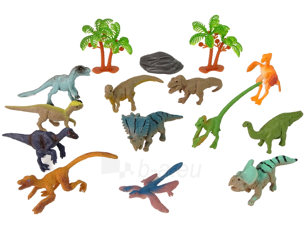 Figūrėlių rinkinys - Dinozaurai, 12vnt. paveikslėlis 2 iš 5
