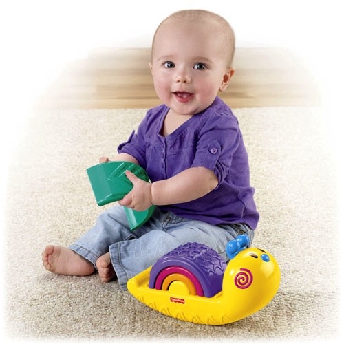 Dėlionės žaislas kūdikiams su garso efektu Sraigė Fisher Price W9841 paveikslėlis 3 iš 5