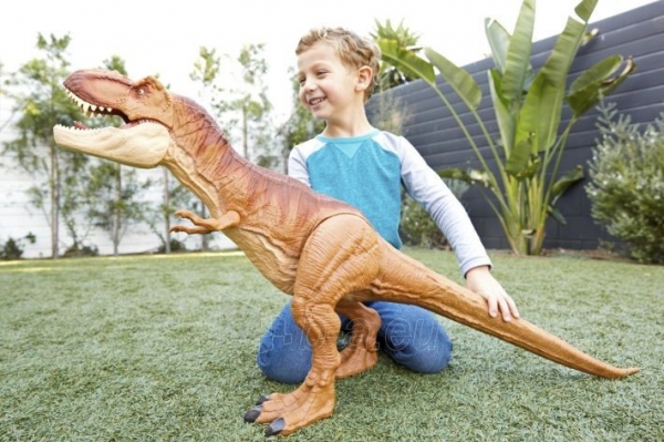 Didelis žaislinis dinozauras Tiranozauras Rex Jurassic World Mattel FMM63 paveikslėlis 6 iš 6