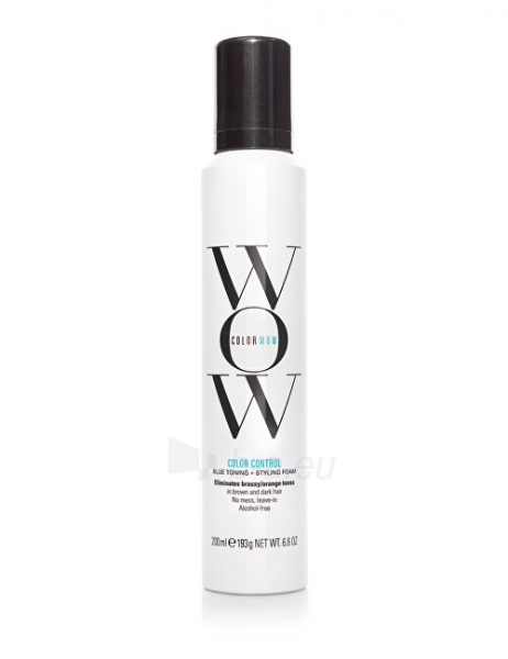 Formavimo putos Color Wow Color Control Styling toning foam for dark hair ( Blue Toning + Styling Foam) 200 ml paveikslėlis 1 iš 3
