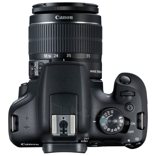 Fotoaparatas Canon EOS 2000D Kit EF-S 18-55 III paveikslėlis 5 iš 8