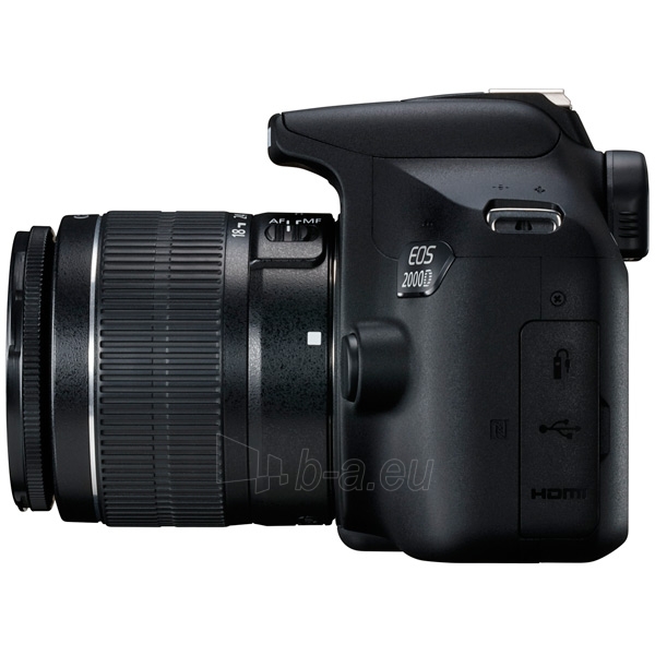 Fotoaparatas Canon EOS 2000D Kit EF-S 18-55 III paveikslėlis 6 iš 8