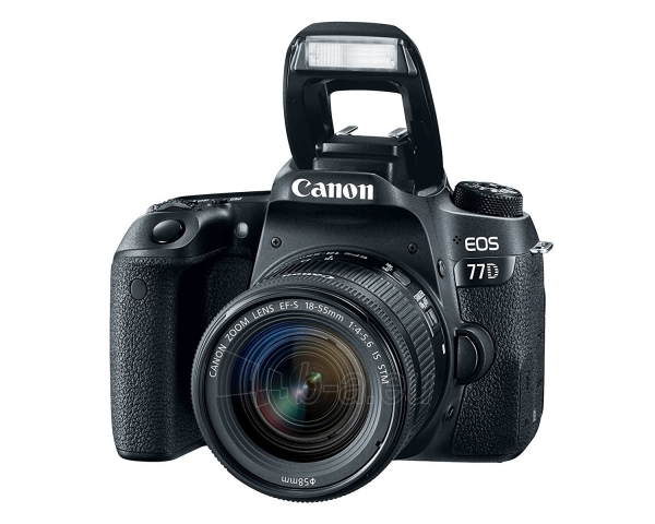 Digital camera Canon EOS 77D EF-S 18-55 IS STM kit paveikslėlis 3 iš 5