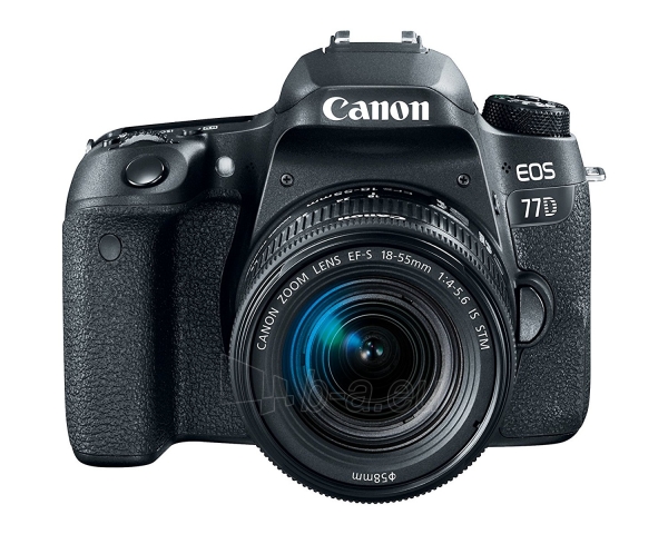 Digital camera Canon EOS 77D EF-S 18-55 IS STM kit paveikslėlis 4 iš 5
