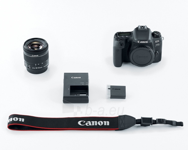 Digital camera Canon EOS 77D EF-S 18-55 IS STM kit paveikslėlis 5 iš 5