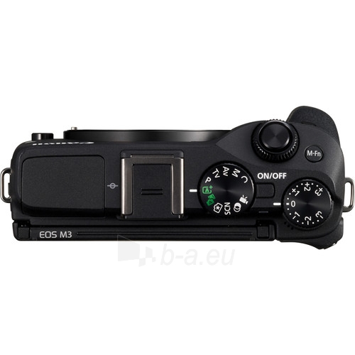 Fotoaparatas Canon EOS M3 Body black paveikslėlis 4 iš 5