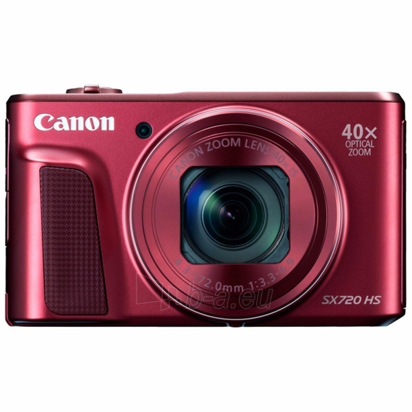 Fotoaparatas Canon Powershot SX720 HS red (Damaged Box) paveikslėlis 1 iš 5