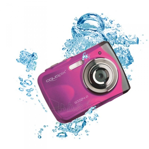 Digital camera Easypix AquaPix W1024-P Splash pink 10013 paveikslėlis 2 iš 4